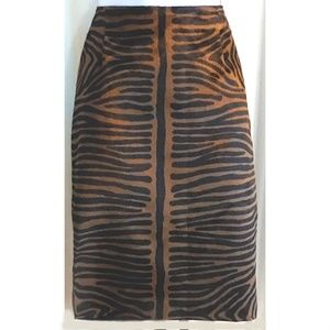Tempesta Gruppo Americano Animal Print Skirt